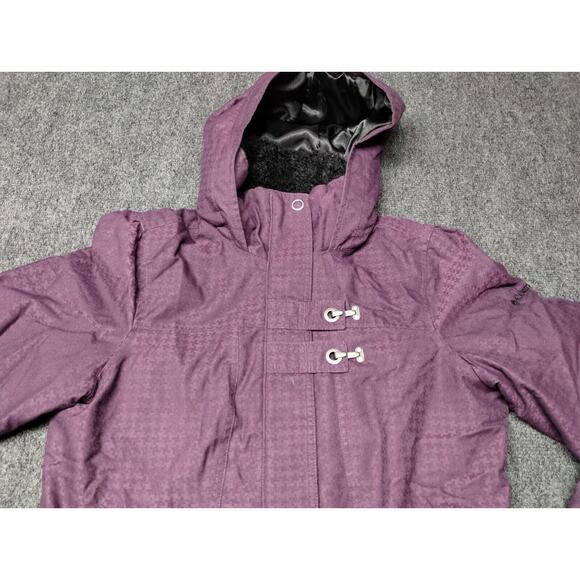 Columbia Omni Shade Jacket Women Small Purple Parka Coat Hooded Cute - Picture 7 of 12